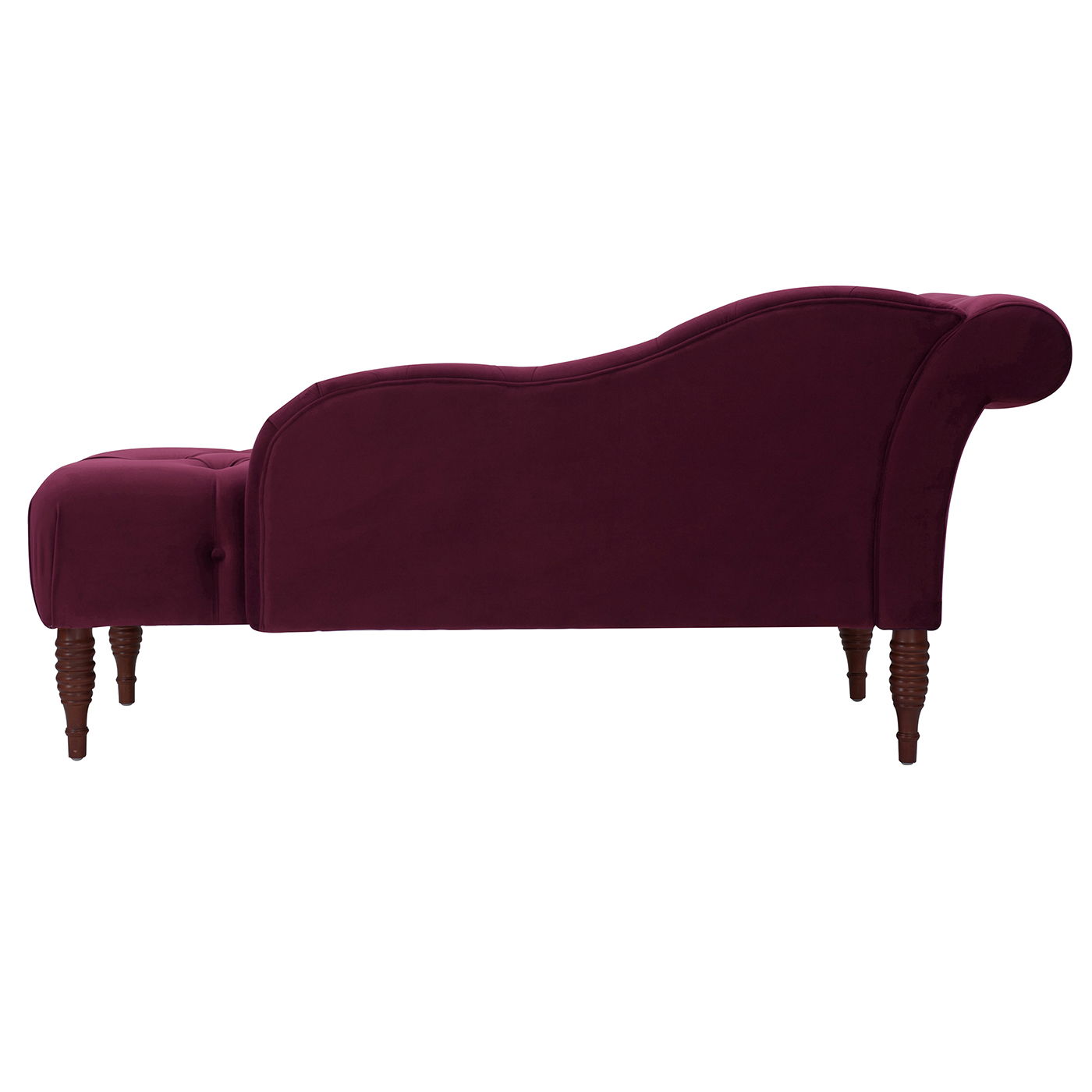 Samuel - Tufted Roll Arm Chaise Lounge