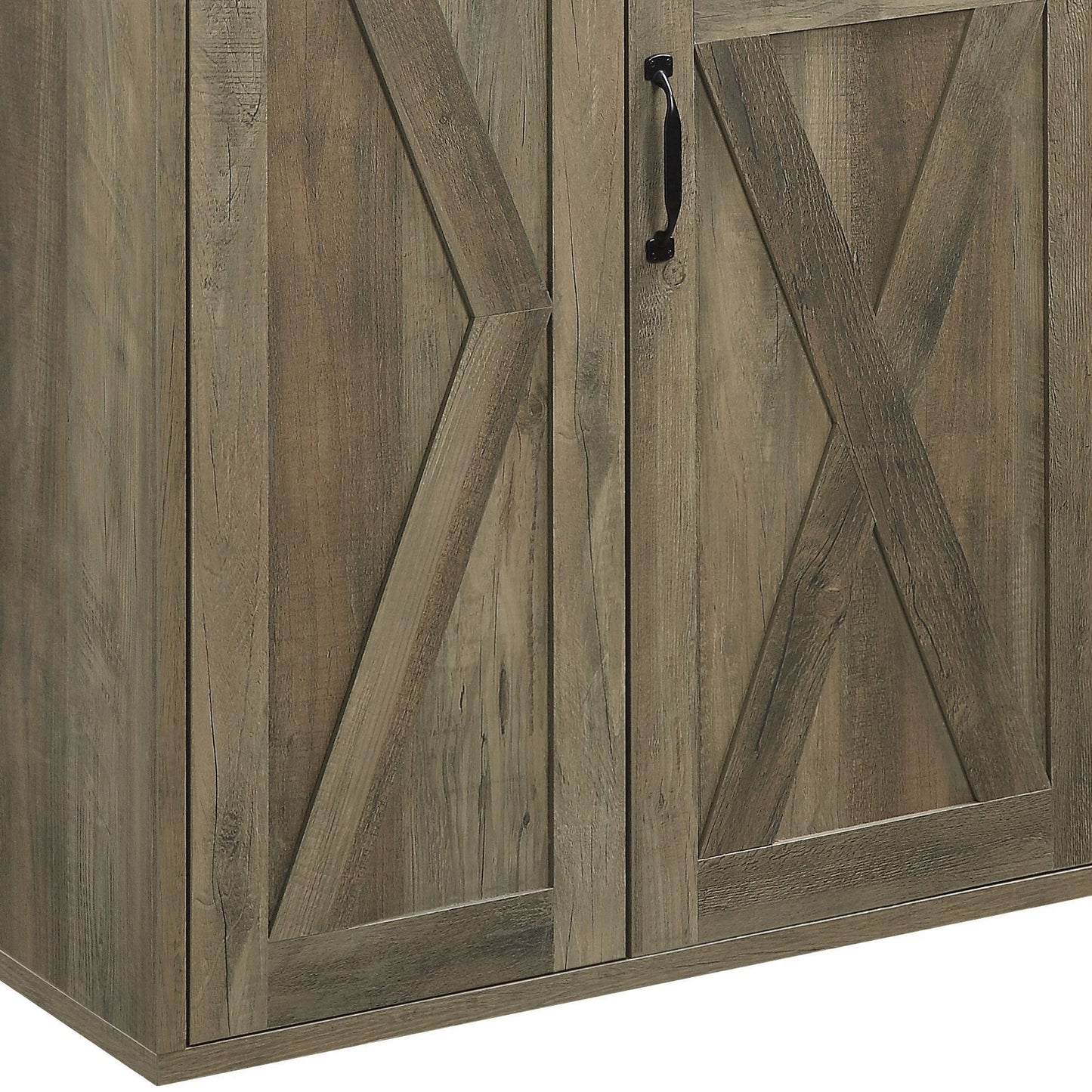 Abiram - Rustic Server - Oak