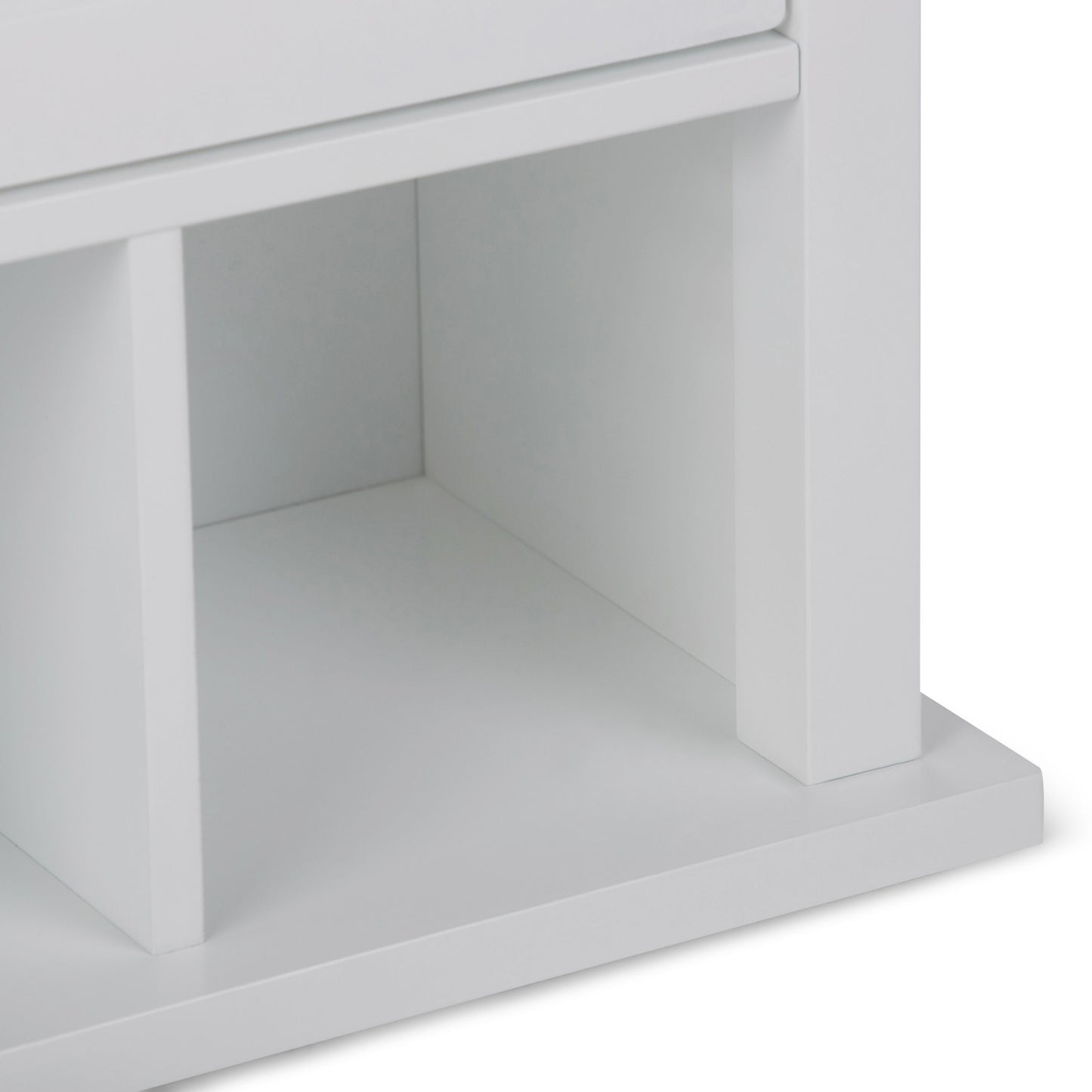 Avington - Two Door Wall Cabinet With Cubbies - Pure White