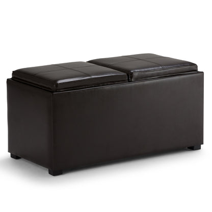 Avalon - 5 Piece Storage Ottoman, Contemporary