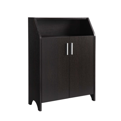 Modern Shoe / Storage Cabinet Two Door With 4 Shelves