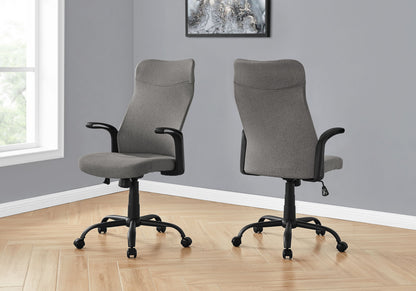 Office Chair, Adjustable Height, Swivel, Armrests, Contemporary & Modern