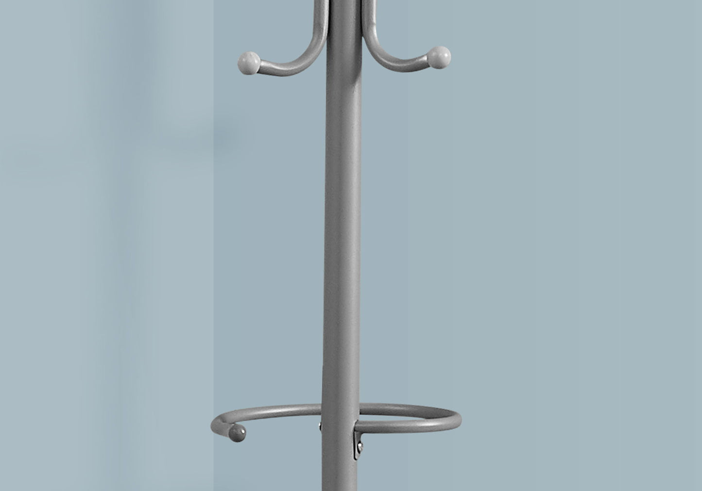 Coat Rack, Hall Tree, Free Standing, Hanging Bar, 6 Hooks, Entryway, Contemporary & Modern