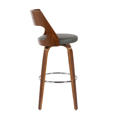 Cecina - Mid-Century Modern Barstool With Swivel (Set of 2)