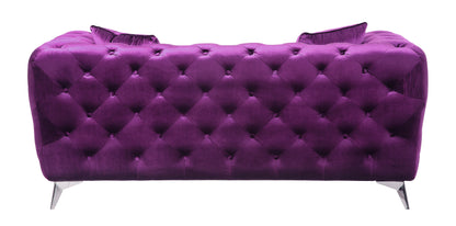 Atronia - Velvet Loveseat