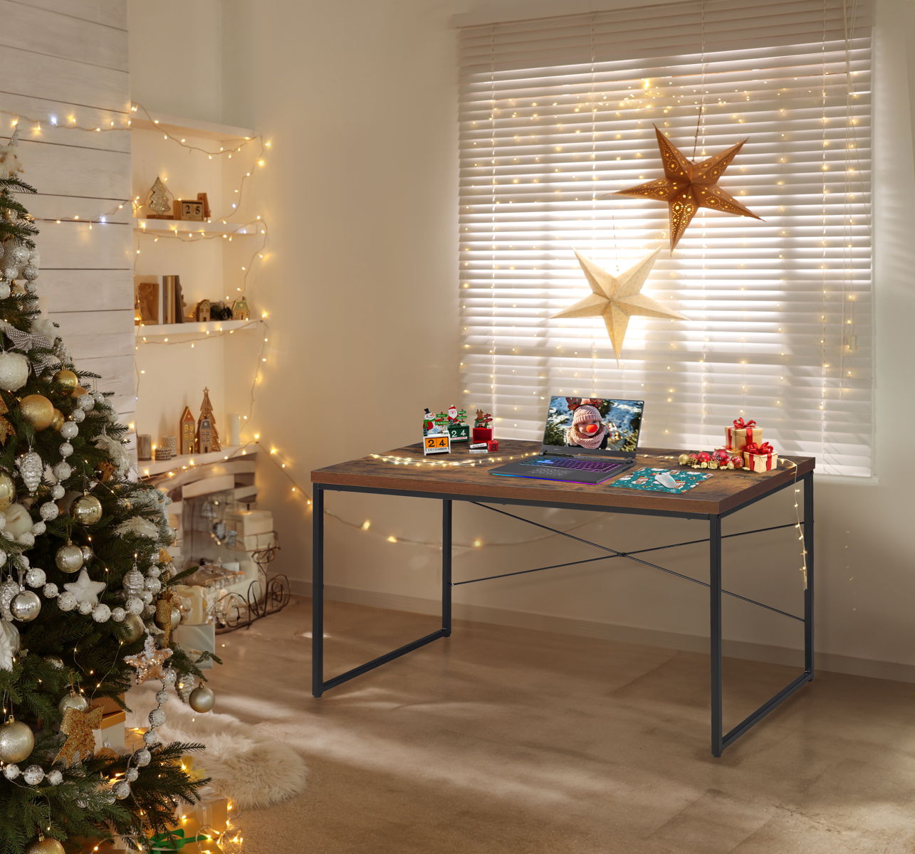 Bob - Weathered Writing Desk - Oak