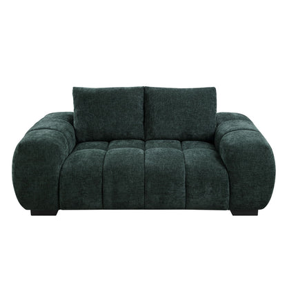 Ferrand - 2 Pieces Green Living Room Sofa & Loveseat Set - Green