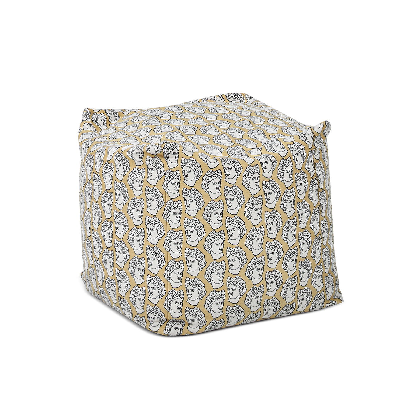 Pouf Luxury Oversized Bean Bag Cube Ottoman