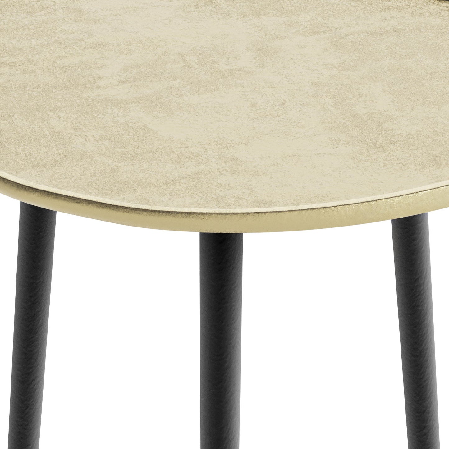 Tanner - Metal Side Table - Gold