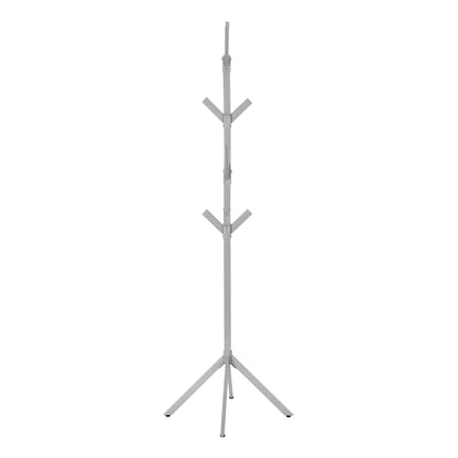 Coat Rack, Hall Tree, Free Standing, 8 Hooks, Entryway, Contemporary & Modern