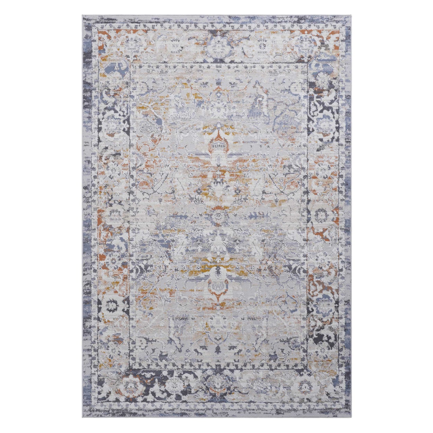 Traditional Non-Shedding Stain Resistant Area Rug