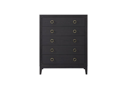 5 Drawer Chest Ample Storage - Peppercorn