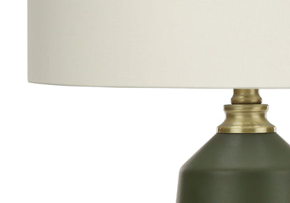 Lighting, Table Lamp, Green Ceramic, Contemporary - Green