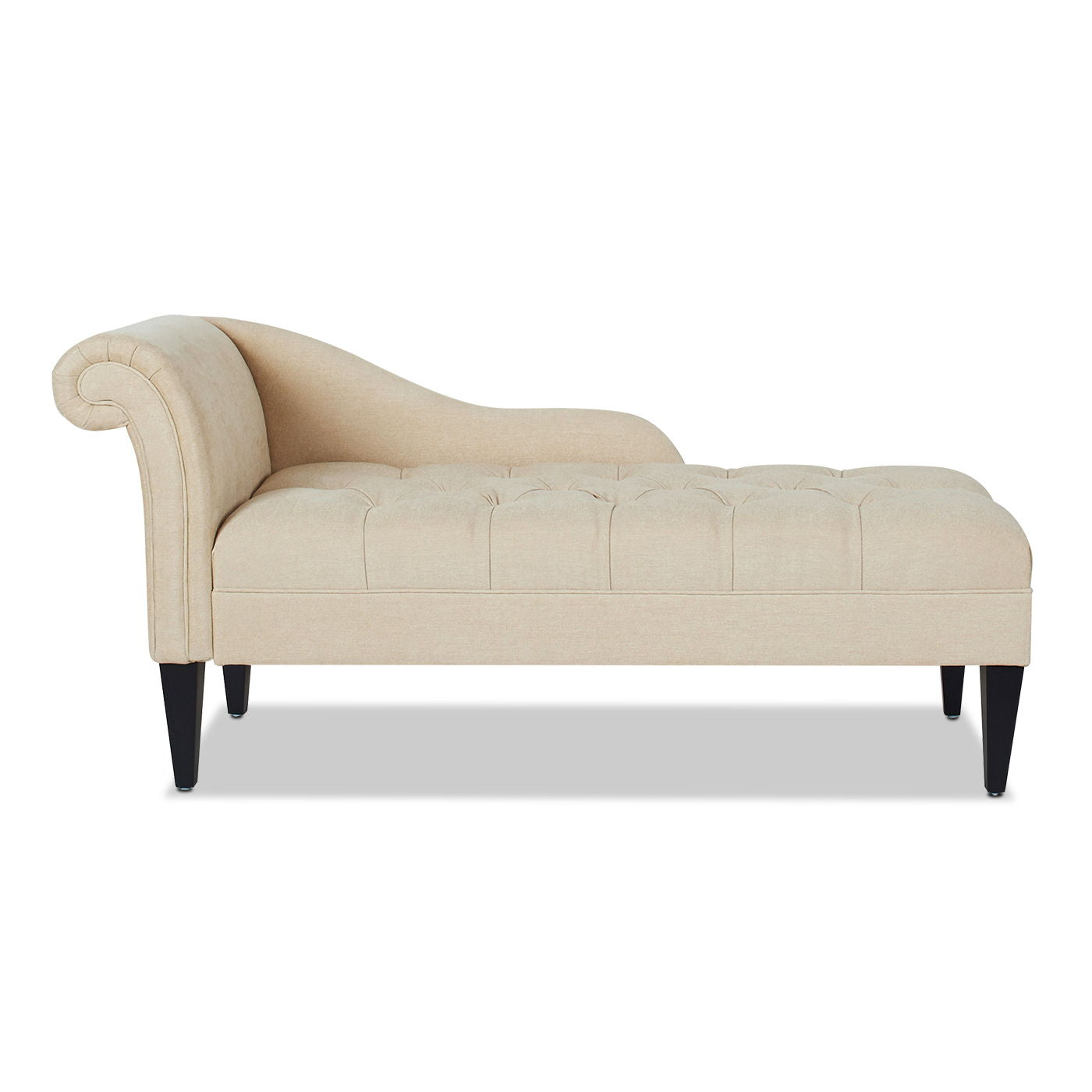 Harrison - Tufted Roll Arm Chaise Lounge