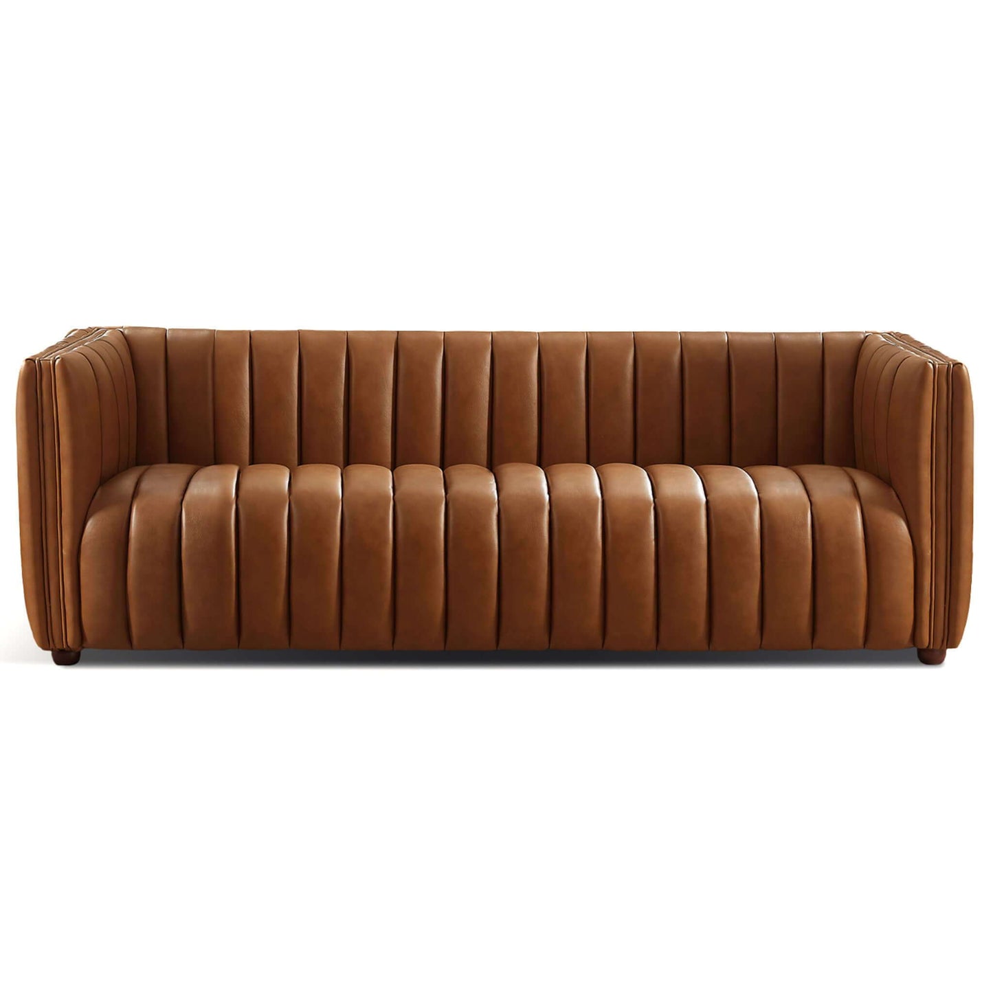 April - Mid-Century Modern Luxury Tight Back Boucle Couch