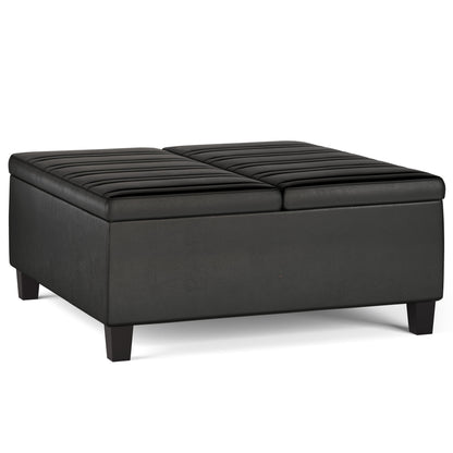 Ellis - Coffee Table Storage Ottoman Contemporary Design