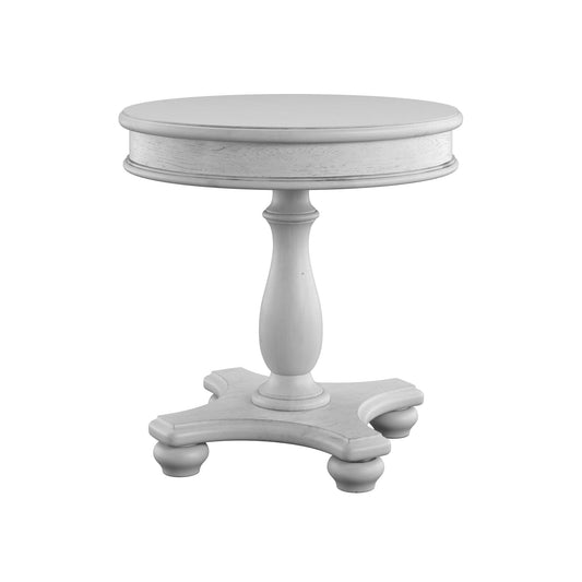 Mariano - Round End Table - Gray