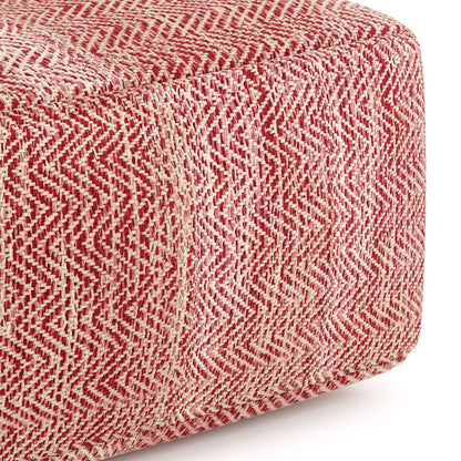 Nate - Handcrafted Square Pouf