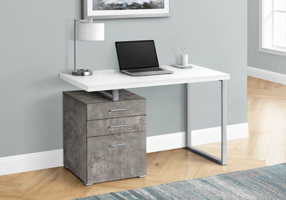 Computer Desk Left Right Set-Up Storage Drawers For Home Office