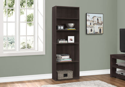 Bookshelf, Bookcase, 6 Tier, For Office, Transitional