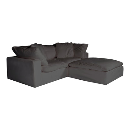 Clay - Nook Modular Sectional Livesmart Fabric - Light Gray