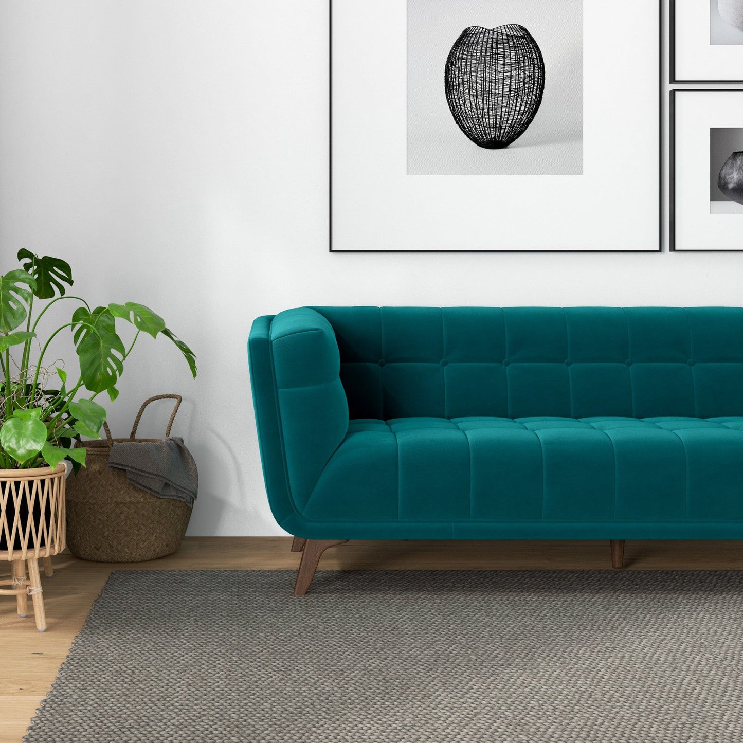 Addison - Mid-Century Modern Design Tufted Sofa