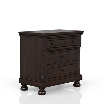 Nightstand Two Storage Drawers