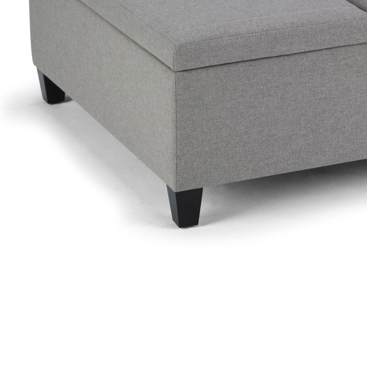 Ellis - Coffee Table Storage Ottoman Contemporary Design