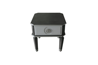 House Beatrice - End Table - Charcoal / Light Gray