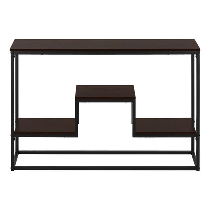 Accent Console Table For Entryway, Multi-Tier Design