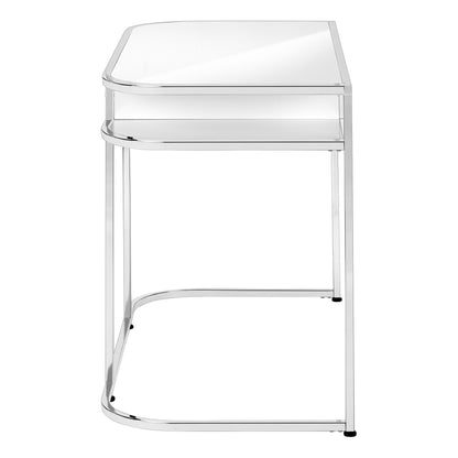 Computer Desk For Home Office, Laptop, Storage Drawers, Contemporary And Modern - White