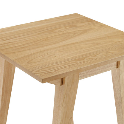 Japandi - Minimal Solid Wood Side Table