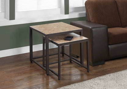 Nesting Table, Space-Saving Design Transitional (Set of 2)