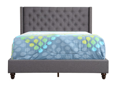 Nailhead Bed Transitional Vibrant