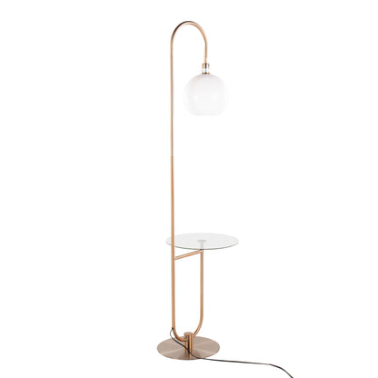 Trombone - Contemporary / Glam Floor Lamp