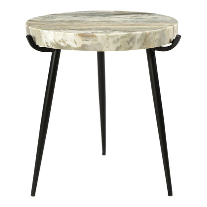 Brinley - Marble Accent Table - Beige