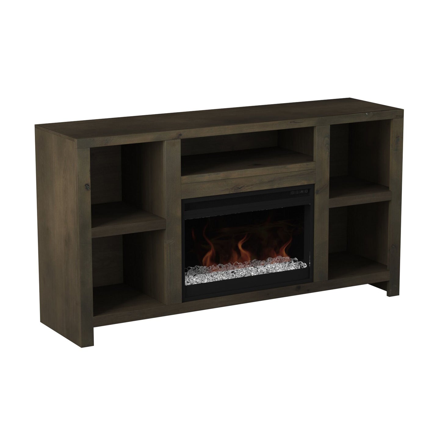 Joshua Creek - Electric Fireplace TV Stand For TVs Up To 70" - Barnwood