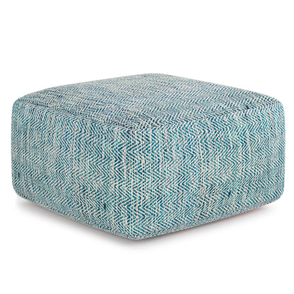 Nate - Handcrafted Square Pouf