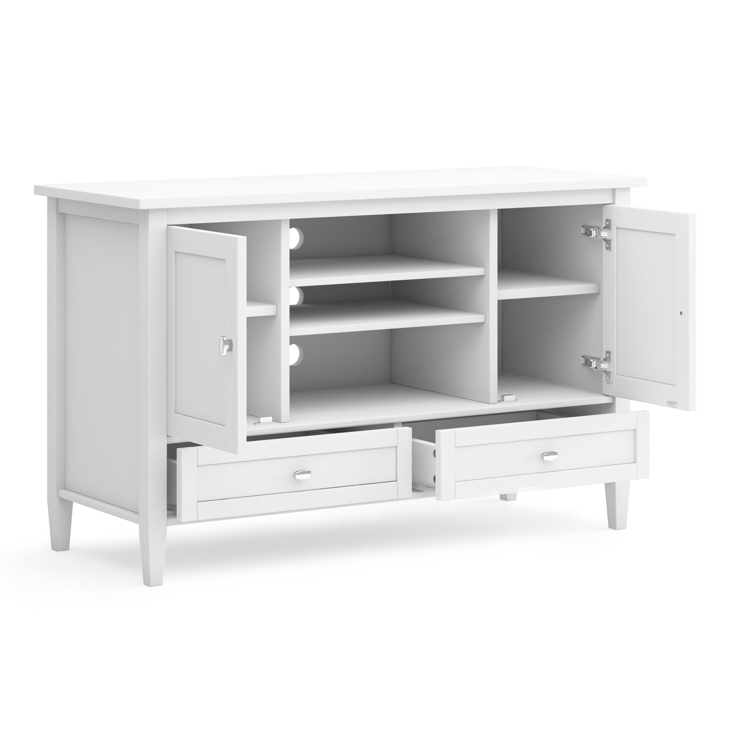 Warm Shaker - Transitional Style TV Media Stand