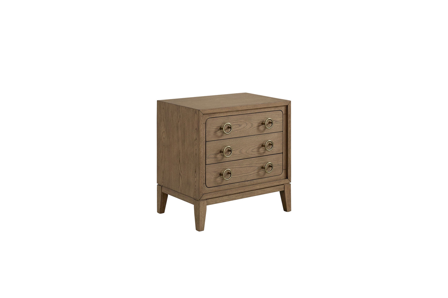 3 Drawer Nightstand With USB - Latte