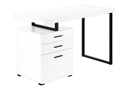 Computer Desk For Home Office, Left, Right Set - Up, Ample Storage Drawers