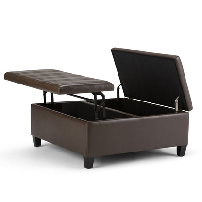 Ellis - Coffee Table Storage Ottoman Contemporary Design