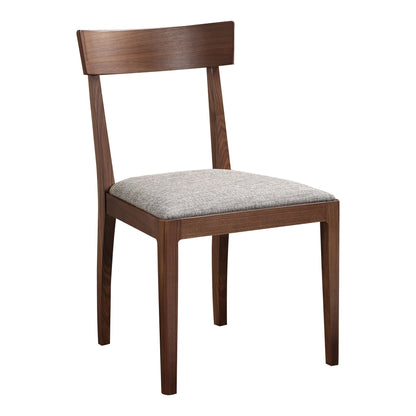 Leone - Dining Chair Chair (Set of 2) - Walnut Brown