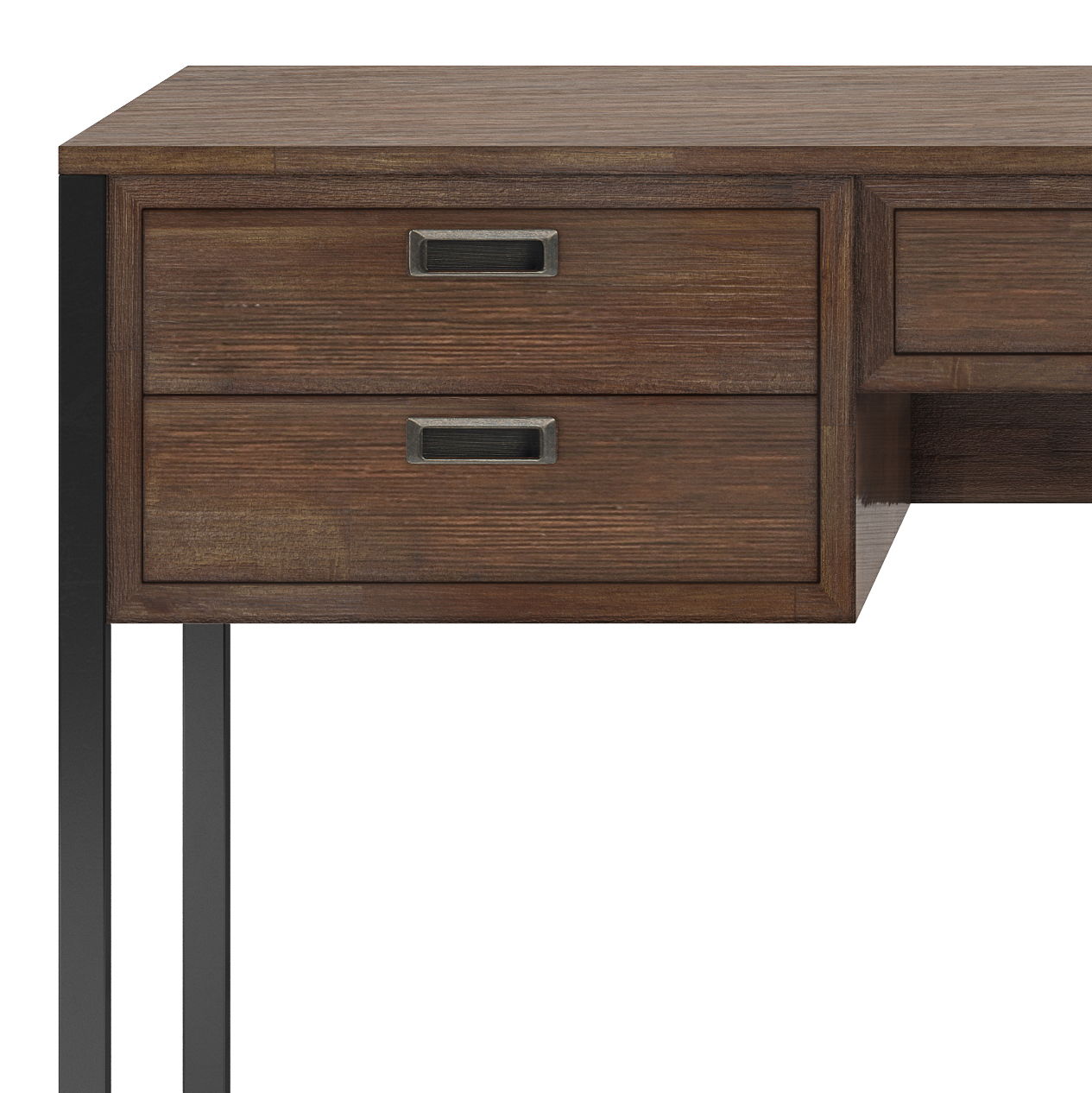 Richmond - Desk - Rustic Natural Aged Brown