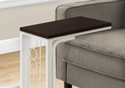 Elegant Accent Table, C - Shaped, Transitional