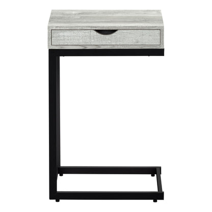 Accent Table, C - Shaped Contemporary Elegant Desig