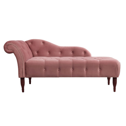 Samuel - Tufted Roll Arm Chaise Lounge