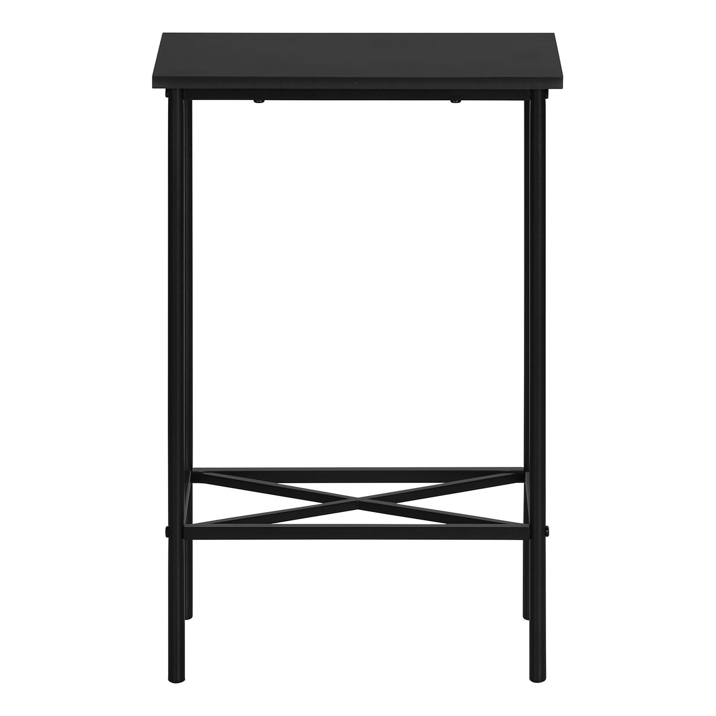 Accent Side Table, Narrow, Small, 2 Tier, Contemporary & Modern