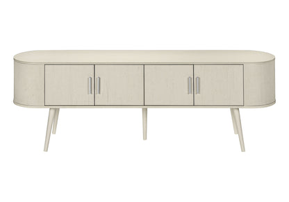 TV Stand, Console, Bedroom, Living Room, Media Entertainment Center, Storage Cabinet, Contemporary, Mid Century - White