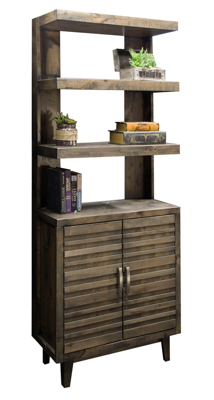 Avondale - High BookShelf Pier - Charcoal Brown